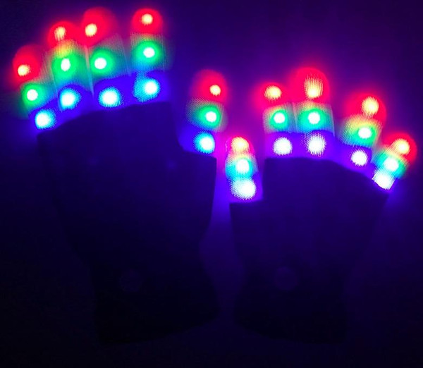 Hot sale Winter Novelty Party Glow Party Supplies LED Rave Flashing Glove