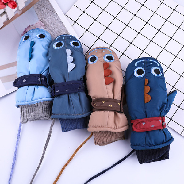 Baby Winter Waterproof Warm Mittens Boy Girl Kids Children Outdoor Child Gloves