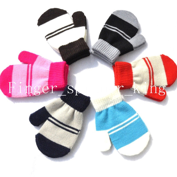 Children's Gloves Children's Gloves Kindergarten Children's Winter Warm Knitting Gloves