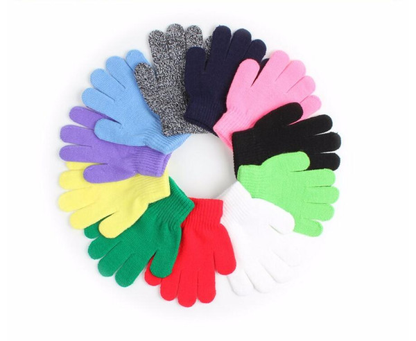 Fashion Children Kids Magic Glove Mitten Girl Boy Kid Stretchy Knitted Winter Warm Gloves Pick Color