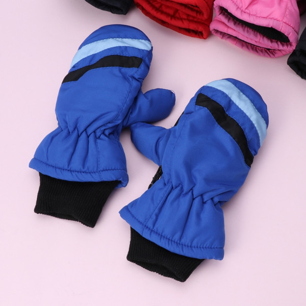 2-5y Baby Mitten Winter Kids Boys Girls Outdoor Warm Gloves Waterproof Windproof