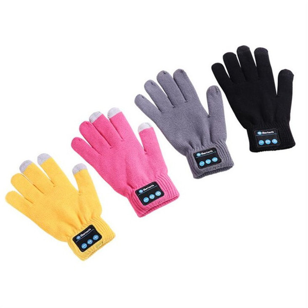 Hot sale New pattern Wireless Bluetooth Glove Three Fingers Touch Screen Keep Warm Mobile Phone Hands-free Intelligence Glove T7C076