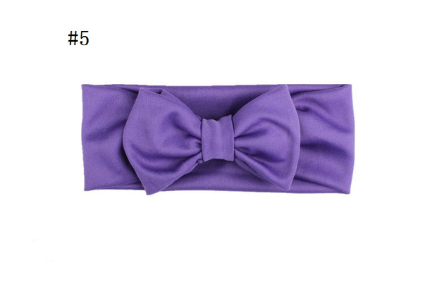 Lovely Childrens Headbands Kids Bandanas for baby babies baby hairbands cute Stretch fabric headscarf bows with baby girls hair accessories