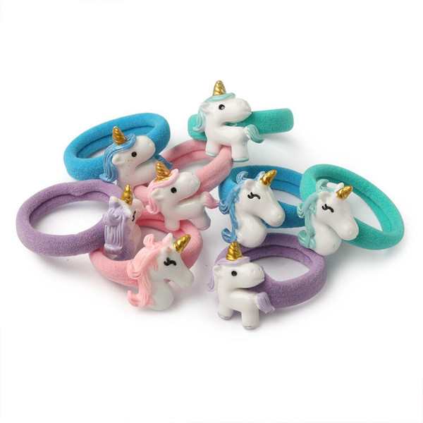 2019 NEW Unicorn Hairband Hair Ties Cartoon Hair Rope Girls Ponytail Holder Hair 
8000
Accessories