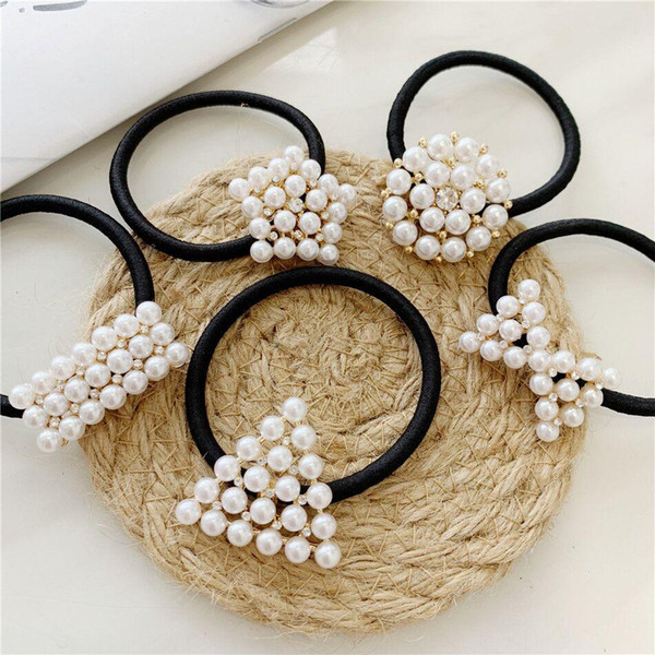 VINTAGE Girls hair ties diamond pearl Girls Hair Bands for women kids fashion hair accessories Girls Hairbands