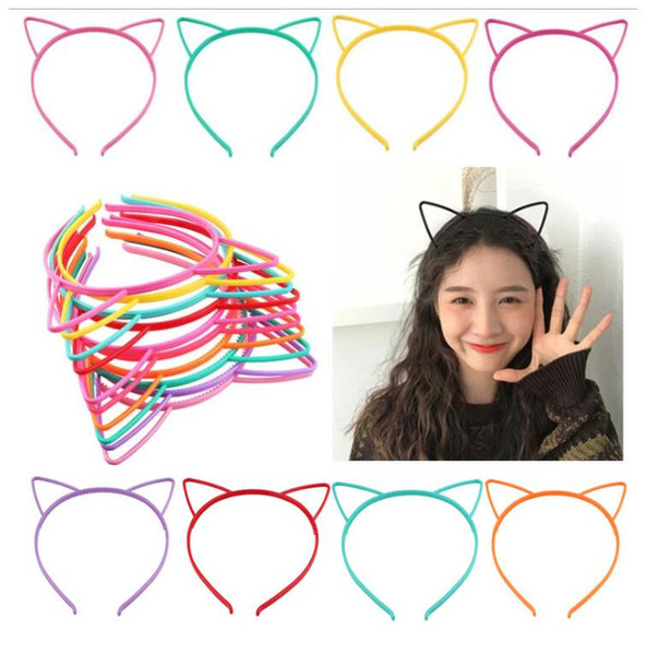 kids big Girl Fashion cute Cat Ear Headband Girl Cheerleader Head Stick Hair Accessories For Party Supplies