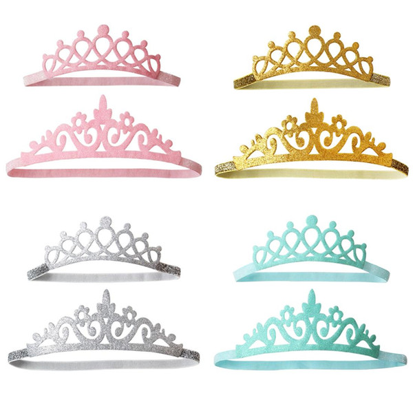 2019 New Hot Sale Baby Crown headbands girls boys Birthday Party Tiara hairbands kids hair accessories