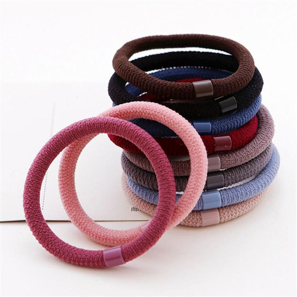 New Hair Rope Women colorful Elastic Ring Elastic Hair Bands For Accessories Hairband Girl Ties Scrunchy