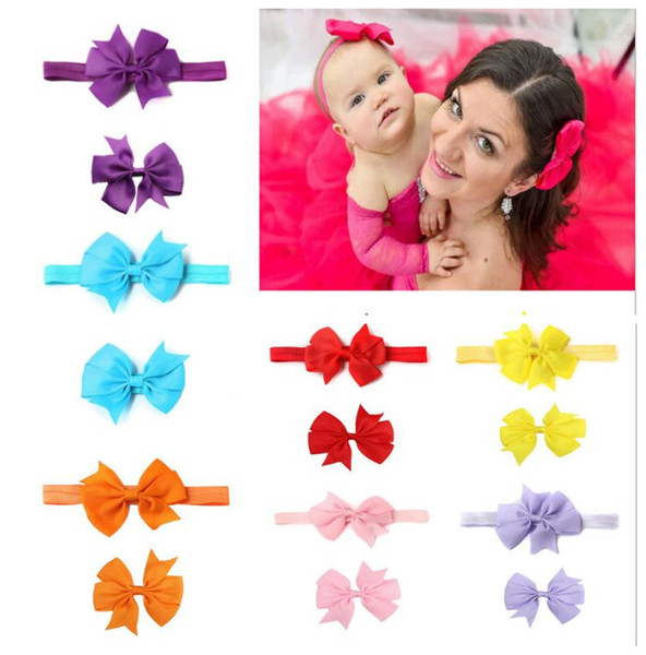 2pcs Set Kids Baby Headband Hair Clips Baby Girls Hairband Hairpins Barrettes set for Kids Infants Party Hair Accessories