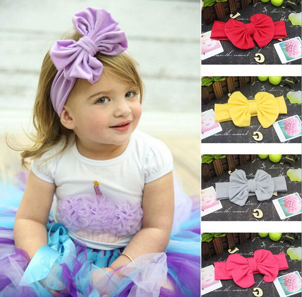 boutique hair bows baby hair headband big ribbon bows baby girls hair accessories for baby headband hair band princess