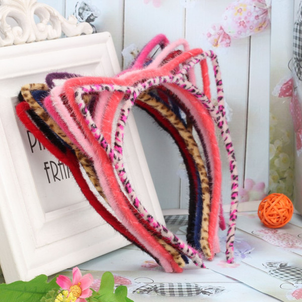2017 Summer Style Girls Coloful Crown Headband Princess Hair Accessories Children&Women Accessories Girls Cat Ear Hair Band