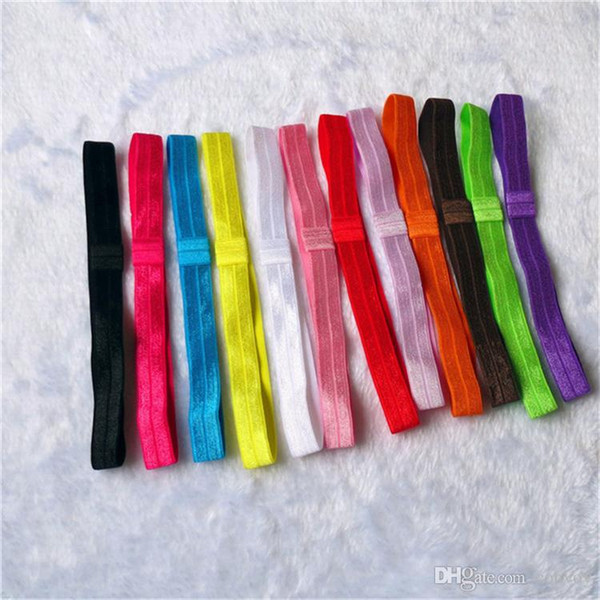 18.5*1.5cm Baby Girls Elastic Nylon Band Children Kids headband 1.57