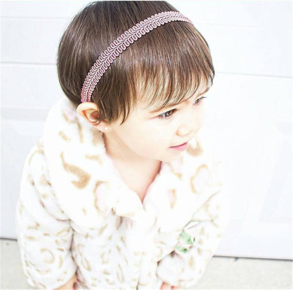 New Baby Hand made Elastic bands For DIY Headbands Hairbands Loops Children Kids Head Bands Children seamless Hair Accessories KHA95