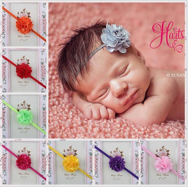 Baby Girls Headbands Mix Lace Mesh flower babies Headbands Infant Toddler Hair Band Accessories Head Piece Hair Accessories Headwear KHA71