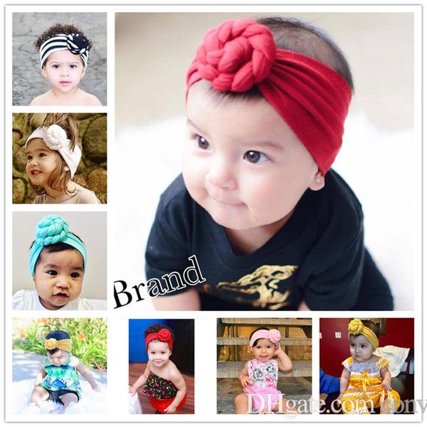 Ins Hot baby knot india headband Cute Baby Headbands Infant Headband Cotton Girls Headbands Children Hair Accessories Kids Hair Band KHA301