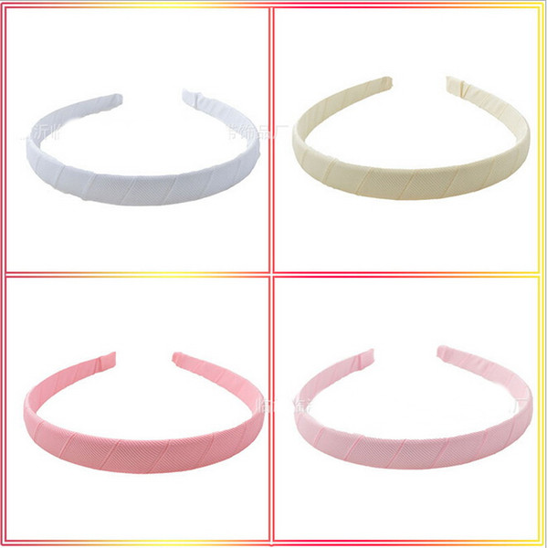 Hair Bands Hoop Ribbon Winding Covered Plastic Headbands Women Girl Baby Headwear Head band Accessories width 1.5cm 2cm 2.5cm 50pcs FJ3104