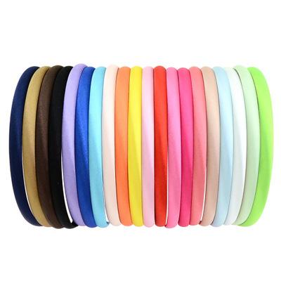 20pcs/lot High Quality Solid Hairbands Princess Hair Accessories Plastic Hairband Girl Hairbands With Bows Hair Accessories FG754