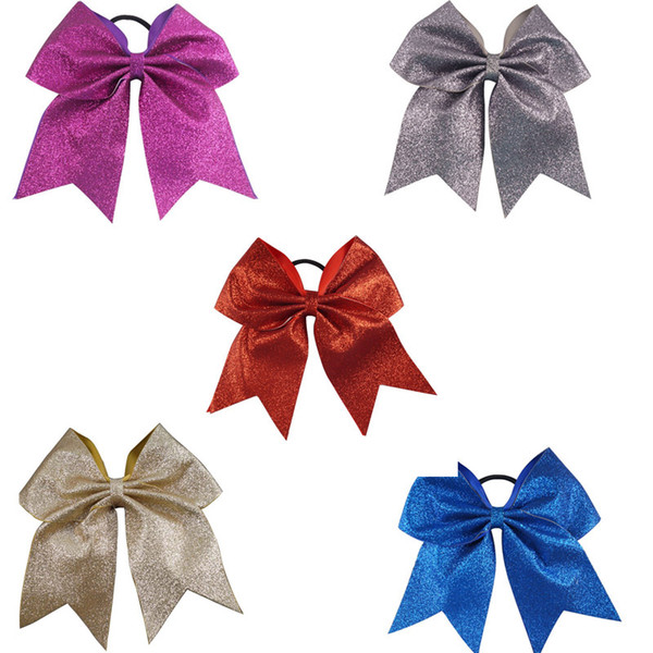 Big Glitter Cheer Bow For Cheerleader Girl Cheerleading Bows For Teen Child Kids Boutique Cheer Bow