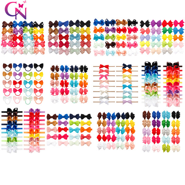 Headbands for Girls Grosgrain Ribbon Hairbows Hair bands Small Wholesale Hair Clip Fashion Headwear Hair Accessories