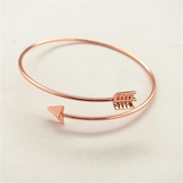 3 Colors alloy Bracelets for girls Adjustable Open Arrow Bracelet Bangle Bangles girls Jewelry accessories M823