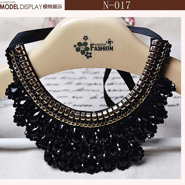 2020 new Fashion Statement Choker Necklace Chain Crystals Maxi Boho Chokers clavicle Large Pendant Necklace Jewelry