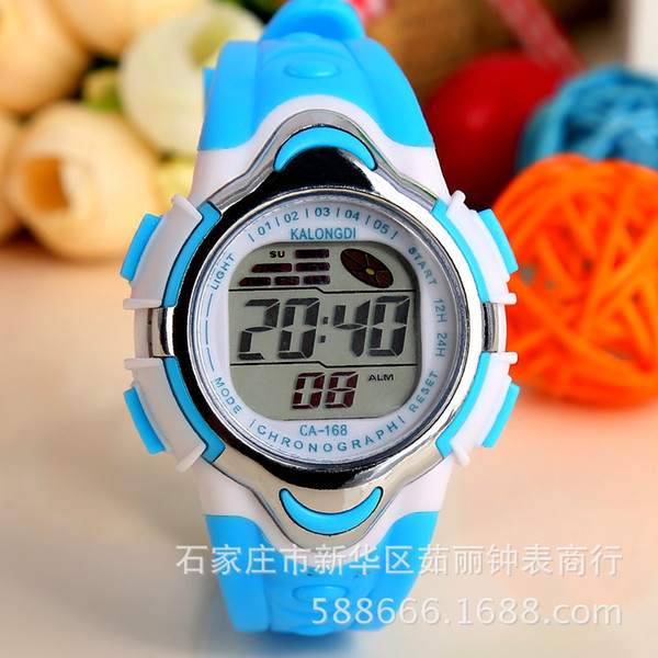 Multifunctional LED movement electronic watch men luminous wrist watch waterproof watch children