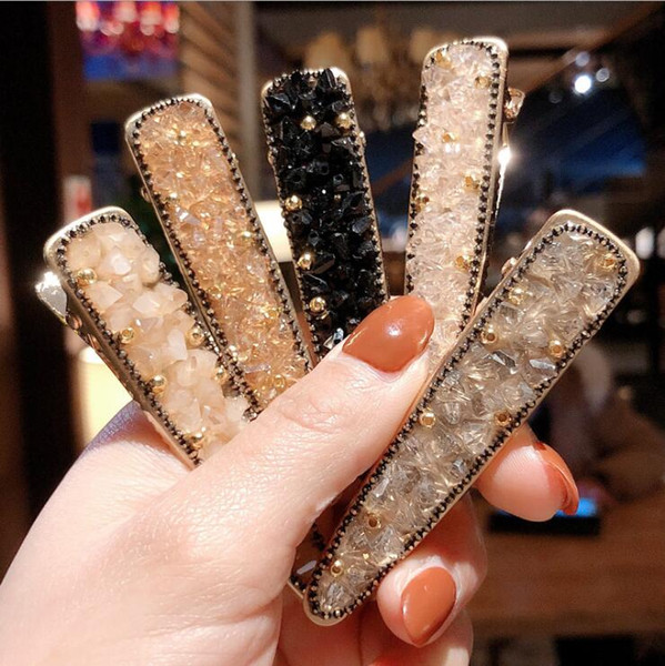 Pretty Girl Women Shining Crystal Alloy Hair Clips Hairpin Hairgrip Hair Pin Bobby Pin Barrette Headdress