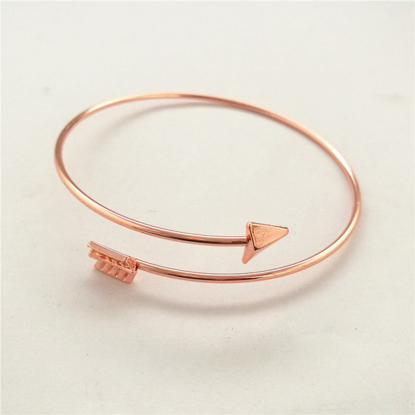 2020 3 Colors alloy Bracelets for girls Adjustable Open Arrow Bracelet Bangle Bangles girls Jewelry accessories M823