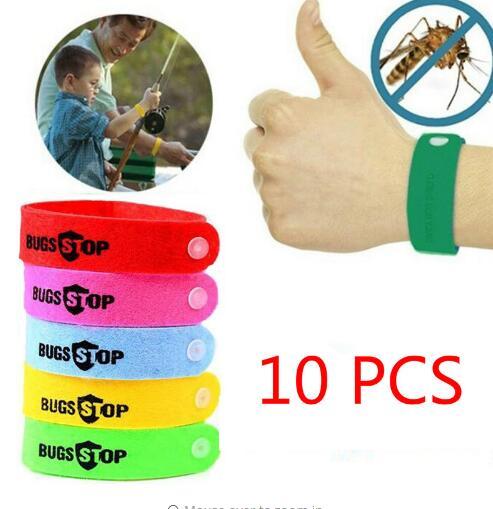 Outdoor Non-toxic Mosquito Pest Bracelet From Mosquito Repellent Bracelet Baby Child care (Color: Multicolor)