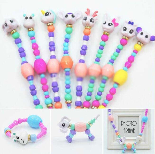 New Hottest Twisty Pet Bracelet DIY Animal Magic Bracelet Twisty Creative Elasticity Bracelet Magical Pets For Kids