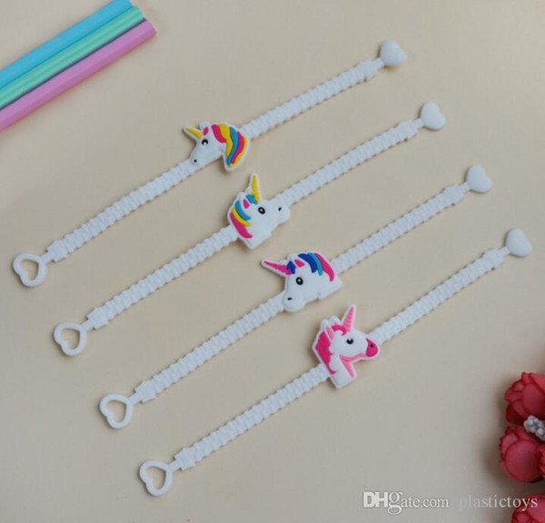 Pawliss Emoji Bracelets Wristband Unicorn Birthday Party Favors Supplies for Kids Girls Emoticon Toys Prizes Gifts Rubber Band wristband