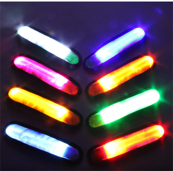 Sports lattice LED wristband, solid color luminous armband, night running, festive party atmosphere props, replaceable battery