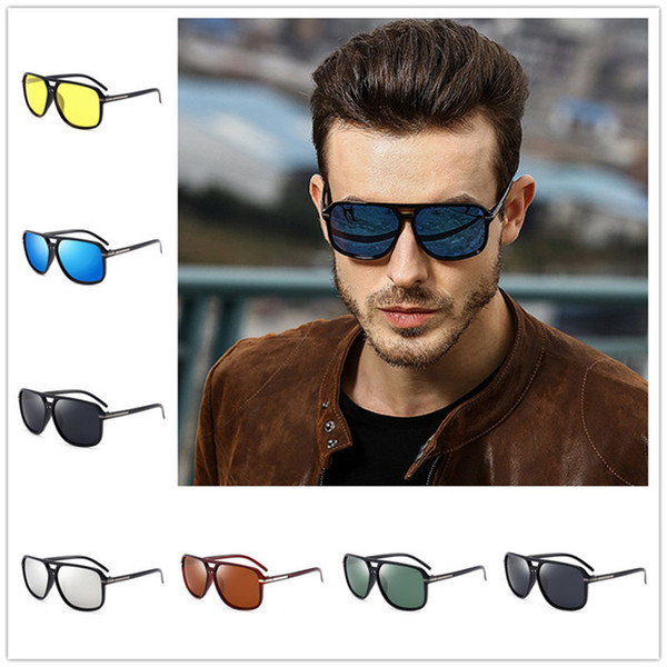 2020 Summer Fashion Men Polarized Sunglasses Pilot Classic Mirror Sunglasses UV Protection Outdoor Sport Vintage Men Retro Eyewear E22205