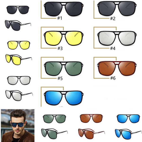 Men Polarized Sunglasses Classic Summer UV Protection Mirror Sunglasses Vintage Retro Eyewear Glasses Travel Sun Glasses E22205