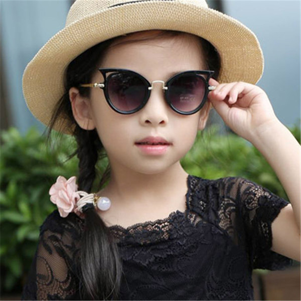 Oulylan Cat Eye Sunglasses Kids Fahsion Brand Baby Sun Glasses Boys Girls Outdoor Safety Glasses Cute Children Goggles UV400