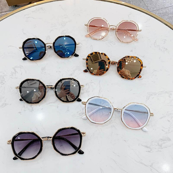 Ins hot sale fashion kids sunglasses kids designer sunglasses ultraviolet-proof girls sunglasses boys glasses high quality