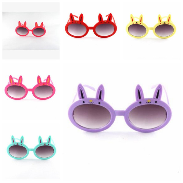 Kids Sunglasses Easter Rabbit Ears Children Sun Glasses Boy Cute Outdoor UV Protection Eyeglasses Girl Colorful Beach Sunglasses Unisex ZYQ7