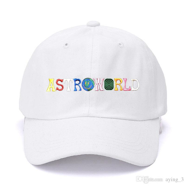 2019 High Quality Cotton Travis Scotts ASTROWORLD Snapback Cap Baseball Cap For Men Women Hip Hop Dad Hat Bone Garros Snapbacks