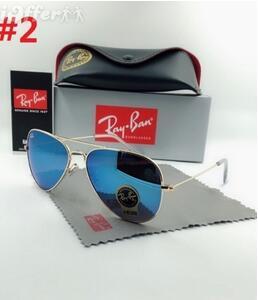 Fashion Rays-Bans Sunglasses Pilot Men Women Kids UV400 Band Polarized BEN Gafas Mirror Lenses Brand Sun Glasses With Cases And Box