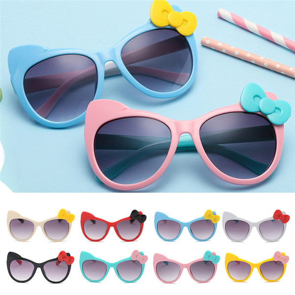 TTLIFE Children Goggle Girls Sunglasses Hot Fashion Boys Sunglasses Girls Baby Sunglass Child Classic Retro Cute Sun Glasses Bow