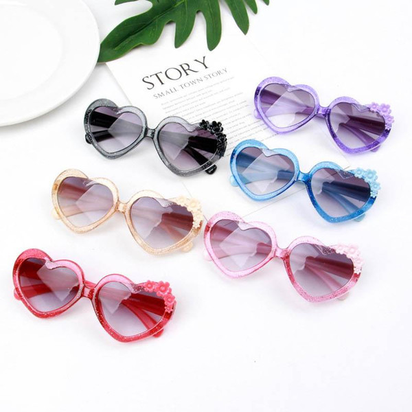 LOVE kids sunglasses 2020 new fashion flower girls sunglasses ultraviolet-proof baby sunglasses boys glasses kids glasses