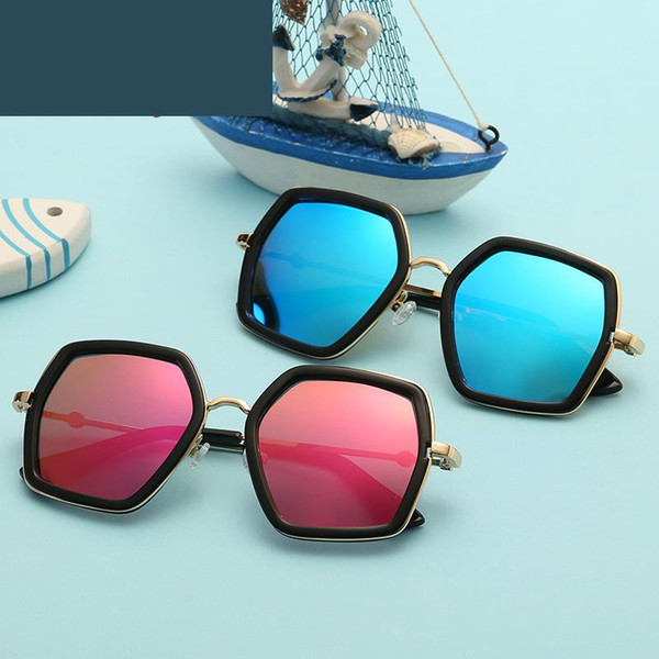 Summer New Retro Children's Sunglasses Baby Boy Accessories Glasses Baby Girl Anti-ultraviolet Sunglasses