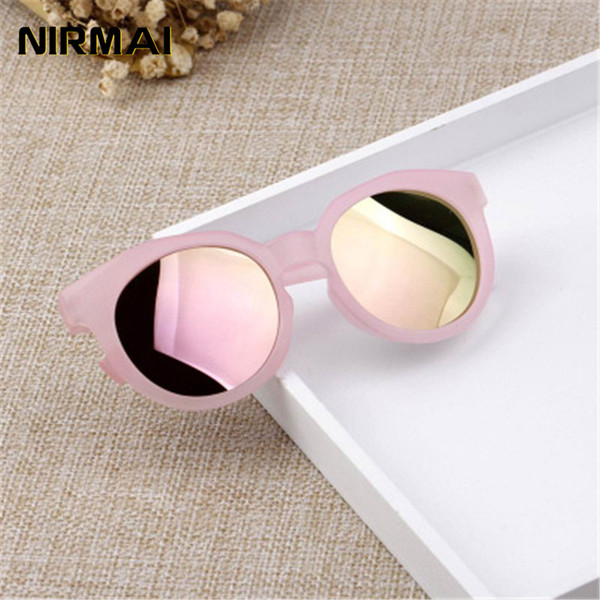 NIRMAI cat e children sunglasses, color reflectors, sunglasses, boys and girls, UV400 protective glasses, shading goggles