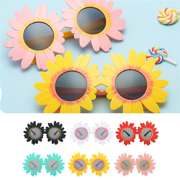 TTLIFE Vintage Kids Sunglasses Child Sun Glasses Round Flower Gafas Baby Children Sunflower Sport Sunglasses Girls Boys Oculos