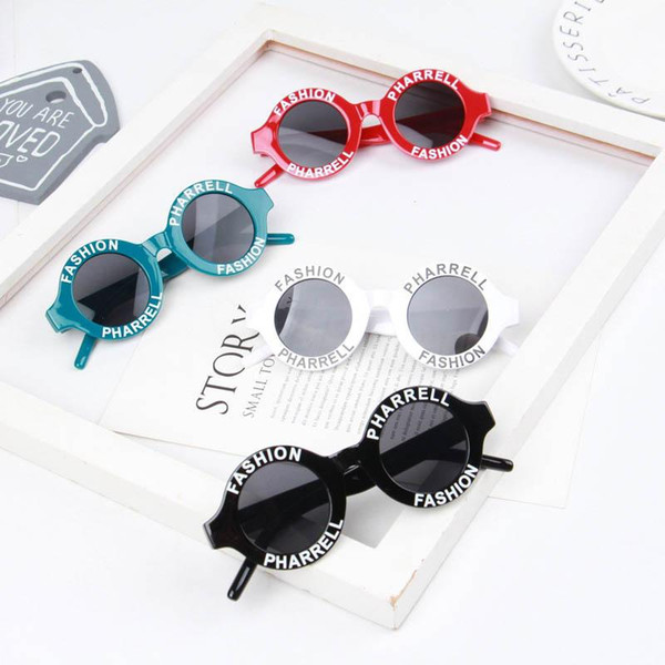 Baby sunglasses 2020 new letter kids sunglasses ultraviolet-proof girls sunglasses boys sun glasses designer kids glasses