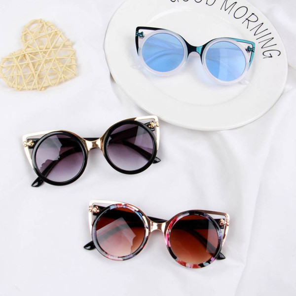 New 2020 Boutique kids sunglasses leopard girls sunglasses fashion ultraviolet-proof boys sunglasses designer kids glasses B400