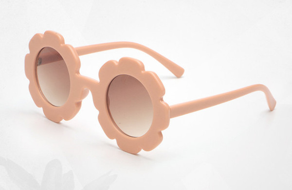 Children sunglasses kids candy color flower frame sun glasses girls beach princess accessories 2019 summer kids' sunblock F5943