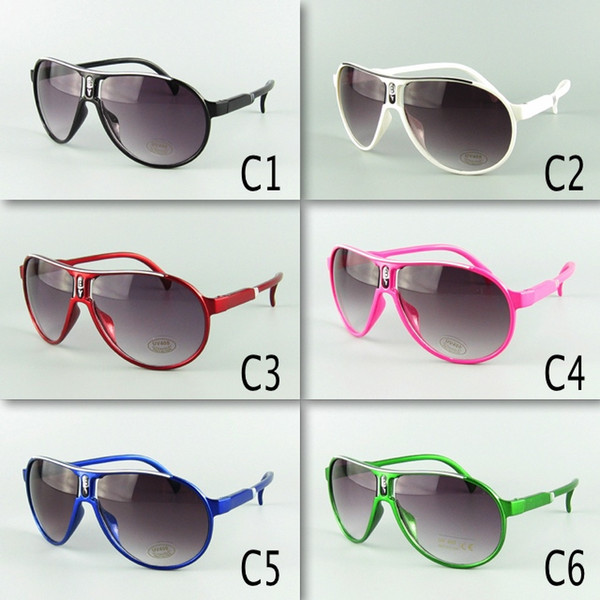 New Arrival Kids Pilot Sunglasses Children Sunglasses PC Frame Mixed 6 Colors Kids Size 20pcs Free Shipment