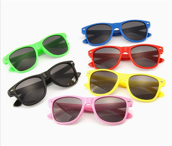 Fashion Brand Kids Sunglasses Child Black Sun Glasses Anti-uv Baby Sun-shading Eyeglasses Girl Boy Sunglass to718