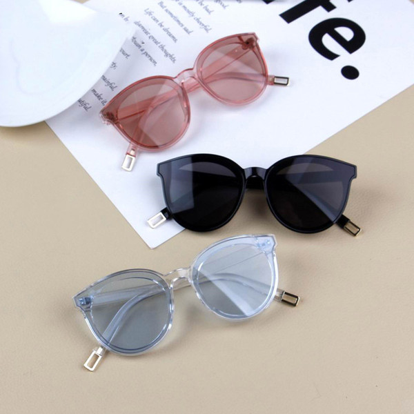 New Kids Sunglasses Children Fashion Big Frame Sun Glasses Girl Boy Eyewear Travel Eye Accessory Cateye Cute uv400